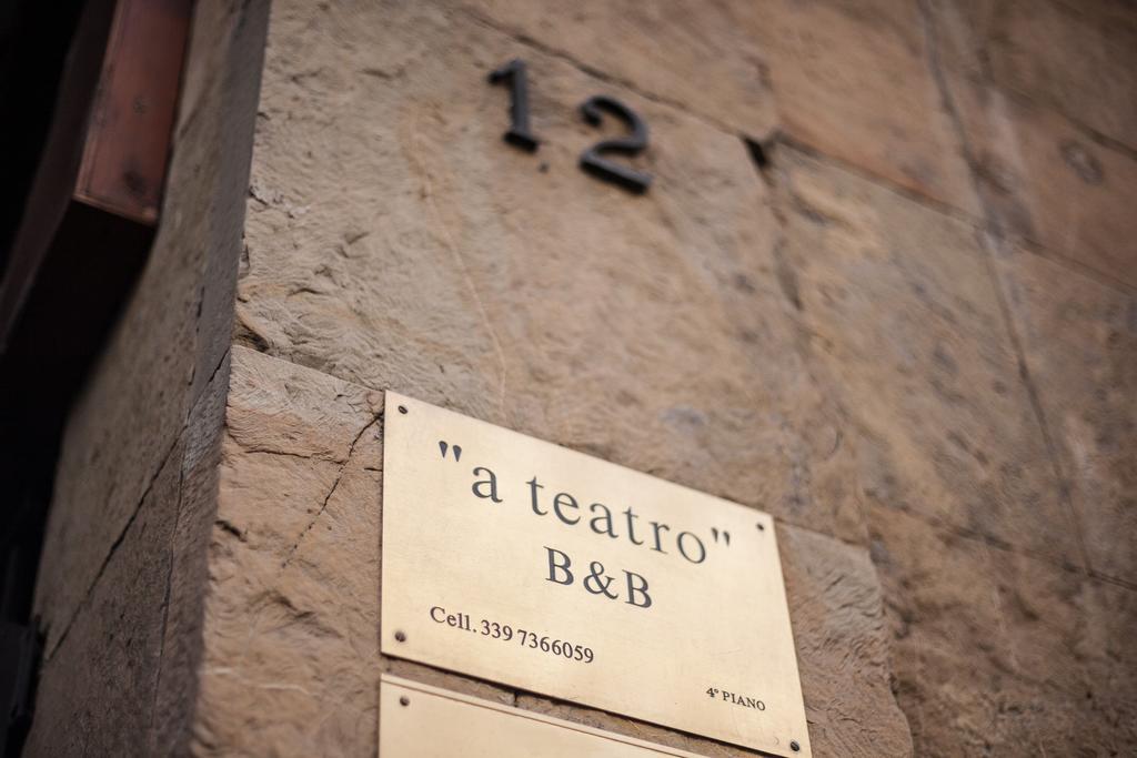 Готель A Teatro Флоренція Екстер'єр фото